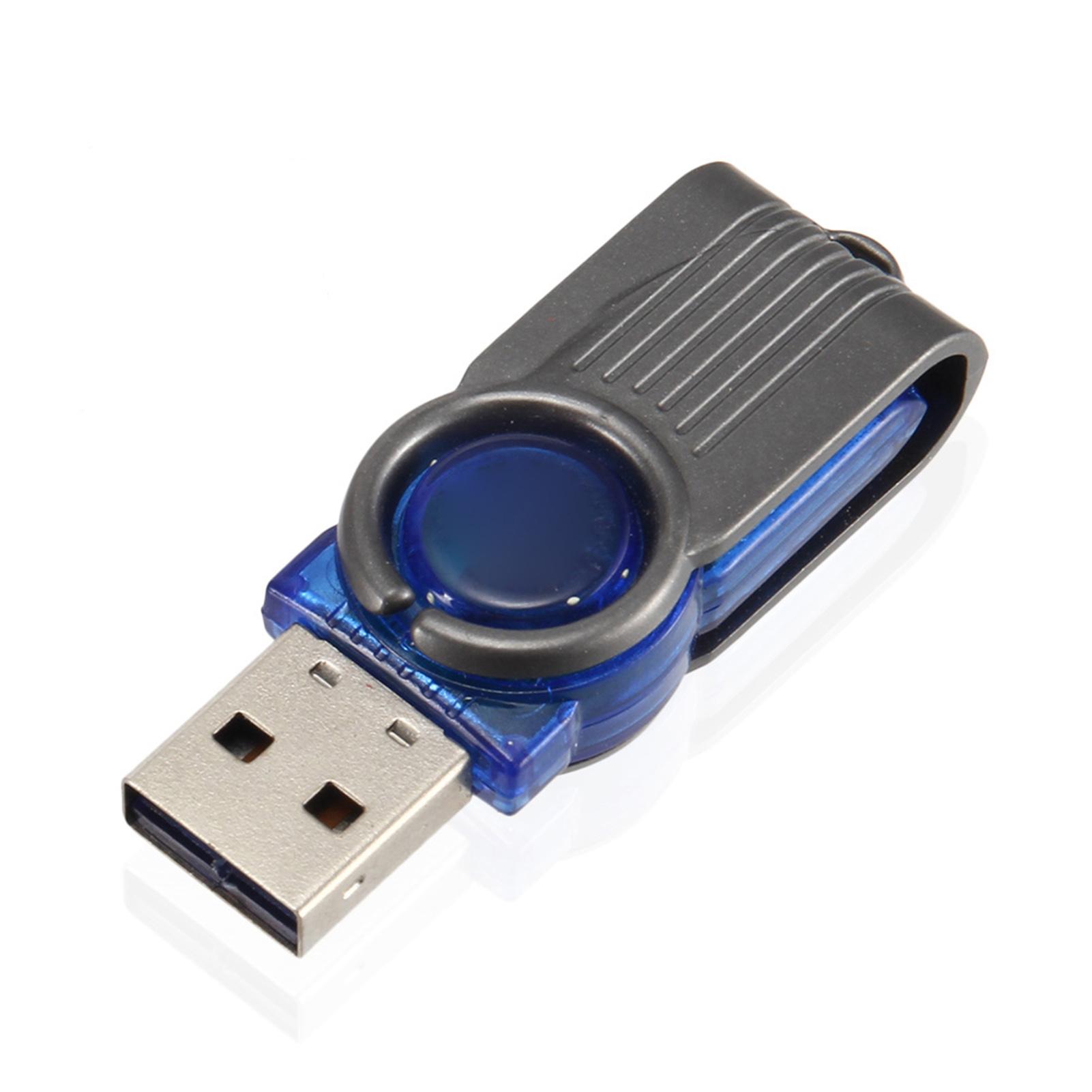 

Поворотный USB-кардридер Прямое чтение Вставьте и используйте Ридер для ноутбуков планшетов смартфонов