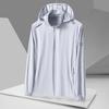1011 Summer New Sunscreen Clothing Men's Ultra-thin and Breathable Outdoor Ice Silk Sunscreen Clothing Thin Skin Clothing Trendy Brand Jacket
