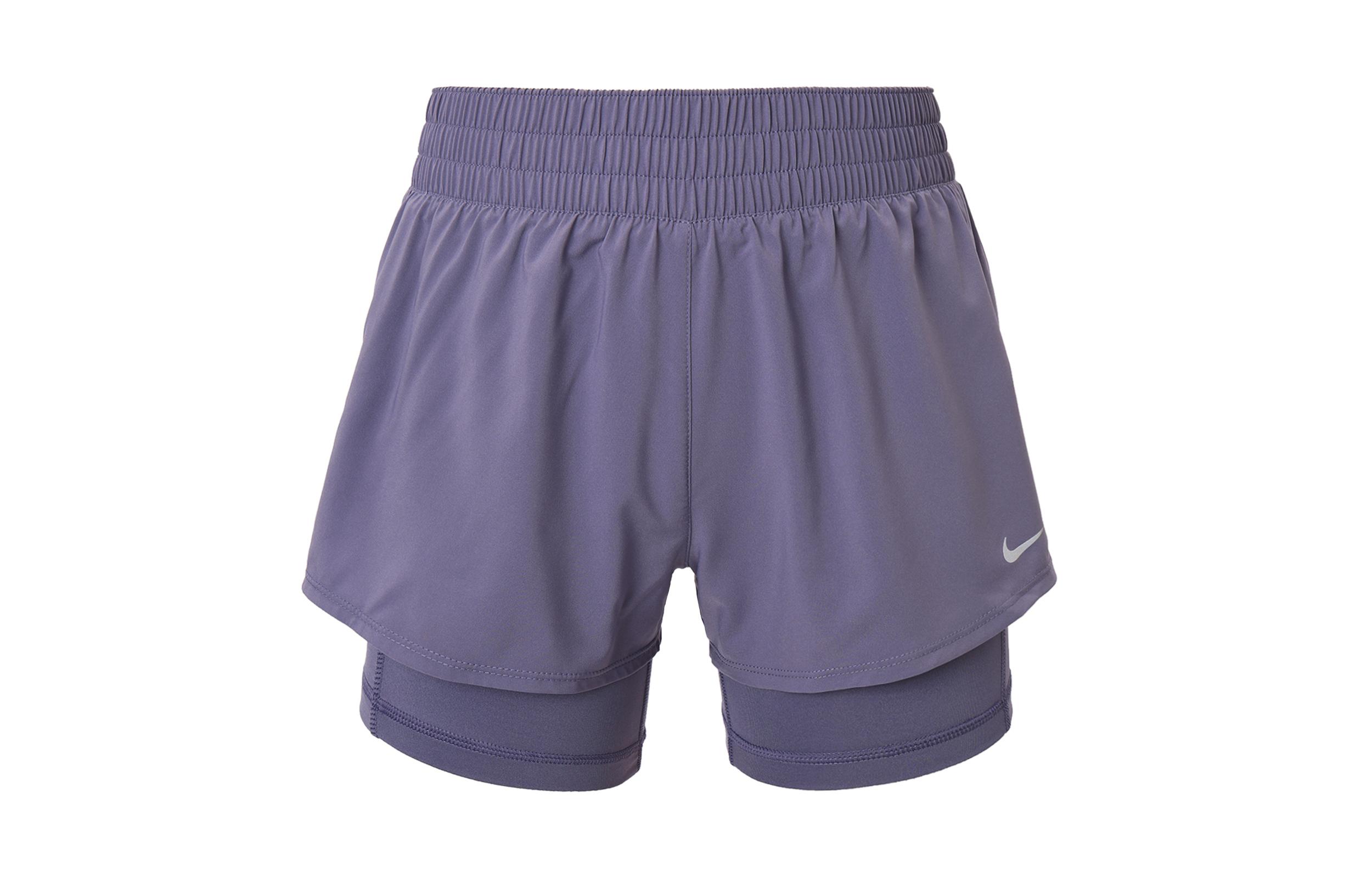 Nike Dri Fit One Sports Shorts Women s Dawn Dark Purple DX6013-509 XL