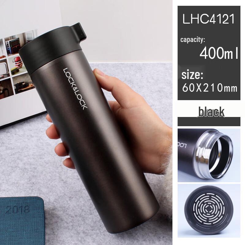 LocknLock 400ml Insulated Stainless Steel Water Bottle