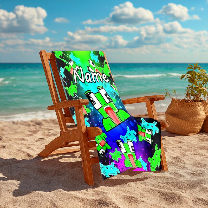 Personalized Customized Proof Beach Towel with Gaming Unspeakable Pattern - Soft, Absorbent,quick-drying,perfect Swimming,camping&bathing
