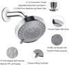 Luxury 5-Setting Rainfall Shower Head High Pressure Fixed Even At Low Water Flow Hot Sales Brass Bathroom Faucet Accessories