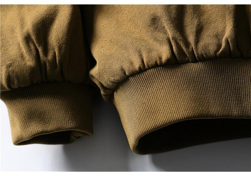 QIYOU Japanese Retro Color Block Detroit Workwear Cotton Jacket - Winter 2025 Collection