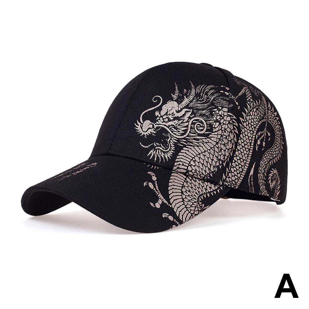 Dragon Baseball Cap For Women Men Hip Hop Totem Belief Dragon Cotton Snapback Hat Outdoor Sun Protection Dad Hat Trucker Cap