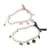 Collier pour animal de compagnie ajustable Princesse Chat Bijoux Exquis Collier de perles pour chat Chat et Chien