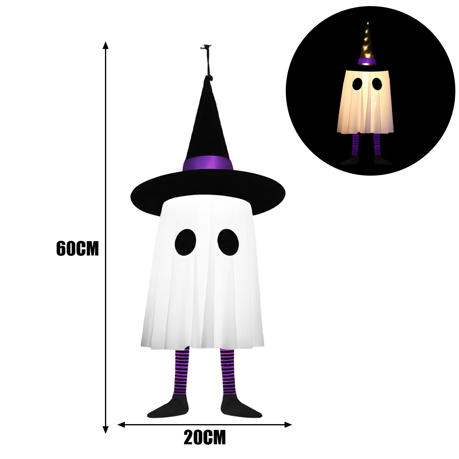 

Halloween Hanging Witch Lamp Wizard Hat Night Light Ghost Festival Decor Scary Outdoor Indoor Horror Halloween Party Decoration 1PCS