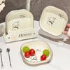 Thickened Bone China Snack & Fruit Plate Set - Food Grade Small Dish for Dining Tables