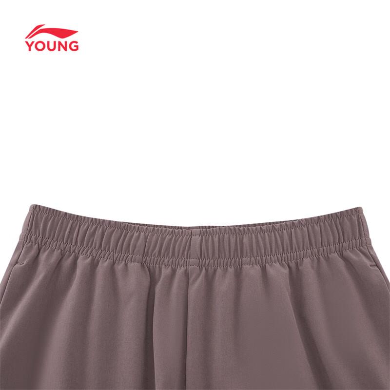 LI-NING Kids' Moisture-Wicking Quick-Dry Sports Shorts