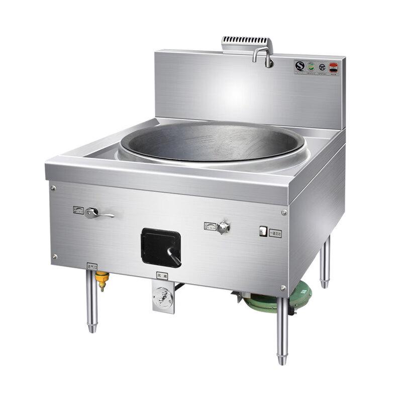 Commercial LPG Wok Stove with Iron Pot