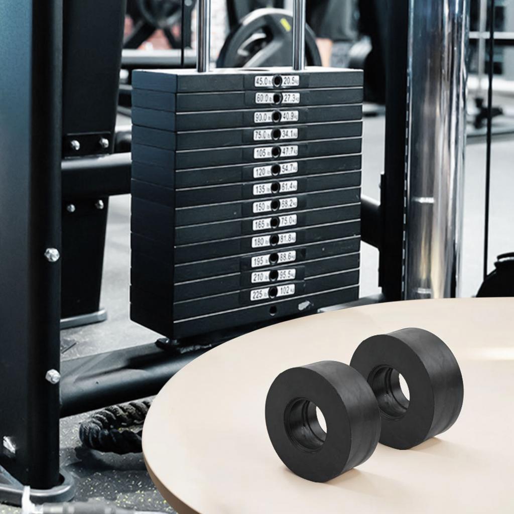 Weight Stack Installation Rubber Spacers Compatible with Various Equipment