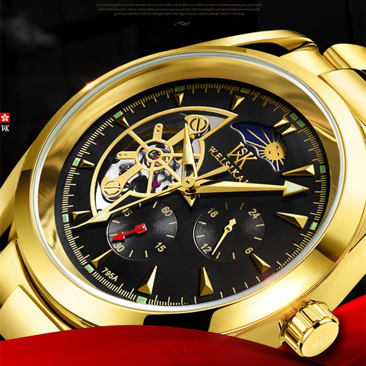 Neue TOP Marke Luxus herren Uhr Mit Box herren Business Wasserdichte Automatische männer Mechanische Uhren