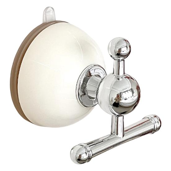 Yousheng Suction Cup Hook Reinforced Suction Cup Base Easy Installation Removable Suction Hanger Heavy-Duty Support Hook