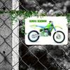 Retro Tin Motorcycle Wall Art for Cafe Bar Garage Decor