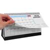 2Pcs Minimalist Desk Calendar 2026 Elegant Flip Design Thick Paper Yearly Planner for Office Home School Desktop Standing