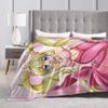 Mermaid Melody Pichi Pichi Pitch Flannel Blanket Winter  Soft Durable Bedding Throws Street Trend Bedspread Sofa Bed Cover