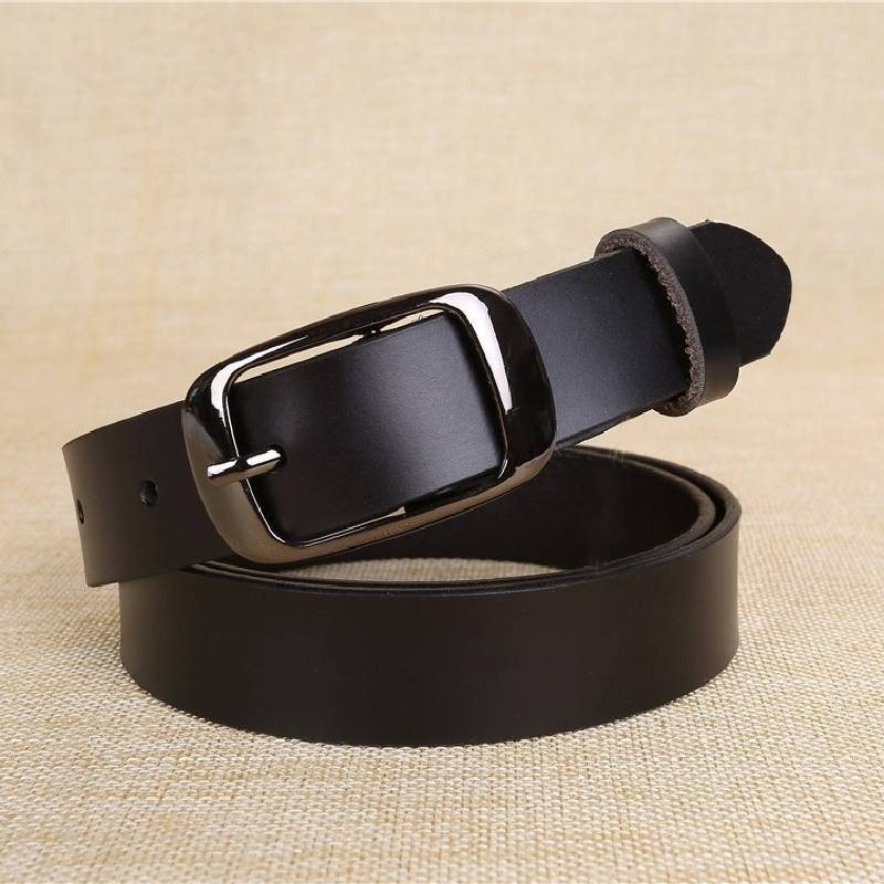 Womens Leather Belt Alloy Buckle Fashion Casual Wide Waist Strap Wear Daily