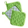 Microwave Oven Gloves Kitchen High Temperature -Scalding Thick Cotton Gloves (Set Of 2)