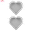 2/1 gab. Silikona veidnes sveķiem, Liela sirds sveķu veidne DIY kristāla kuba veidne ziedu saglabāšanai, grāmatu turētājs, epoksīdsveķu liešana
