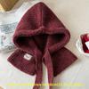 Integrated Shawl Balaclava Hats Winter Warm Beanies Caps Fashion Knitted Pullover Hat
