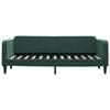 VidaXL Lit de repos vert foncé 80x200 cm velours 354081