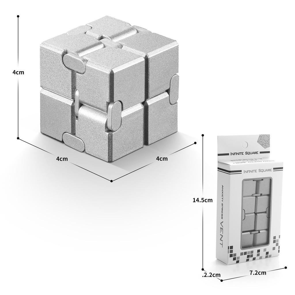 

Alloy Layer Magic Cube With Stress Relief Function For Adults And Diy Enthusiasts серебряный