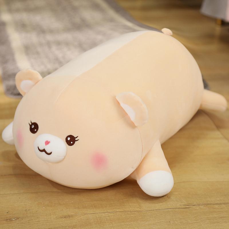 50~100Cm Squishy Cartoon Animal Plush Pillow Stuffed Pig Rabbit Bear Husky Doll Soft Plushie Sleeping Pillow Gift