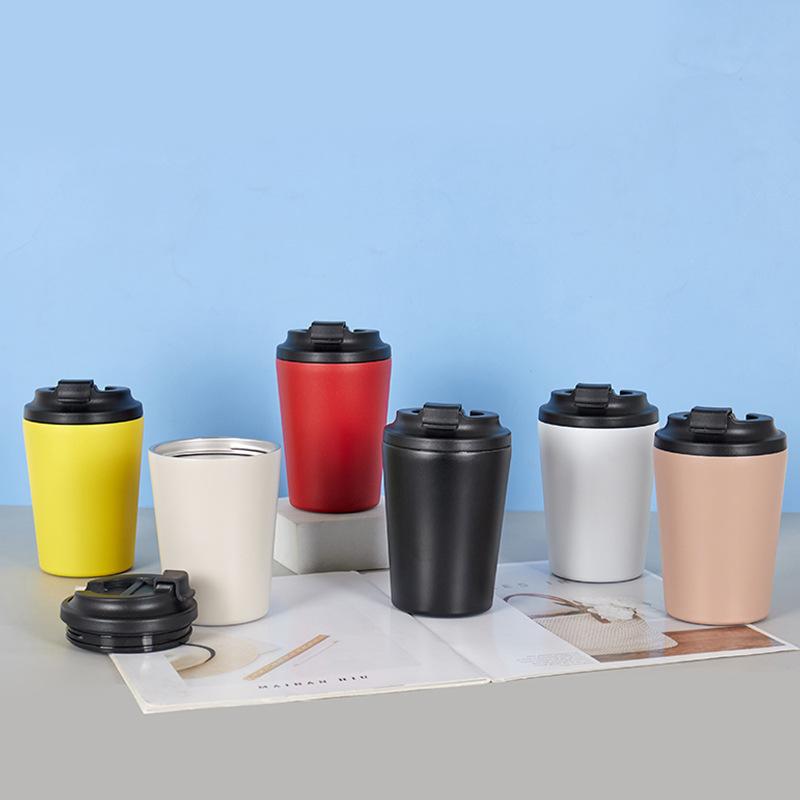 304 Stainless Steel Coffee Cup, Double-layer Insulated Cup, Portable Car Cup, Business Office Casual Cup