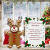 Yousheng Christmas Gingerbread Doll Ornament Set Legend of Emotional Support Gingerbread Man Figurine Craft Holiday Decoration
