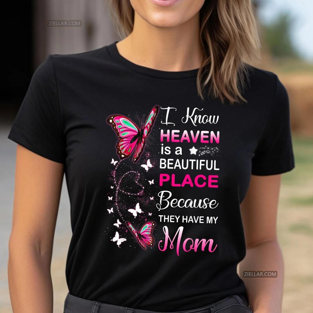 Mom Is My Guardian Angel In Heaven Memorial Day Men Women Unisex T-shirt