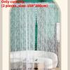 French Floral Lace Window Curtain With Rod Pulling Design For Home Decor
