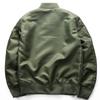 Men's Trendy MA-1 Pilot Jacket: Air Force One Stand Collar for Spring/Autumn