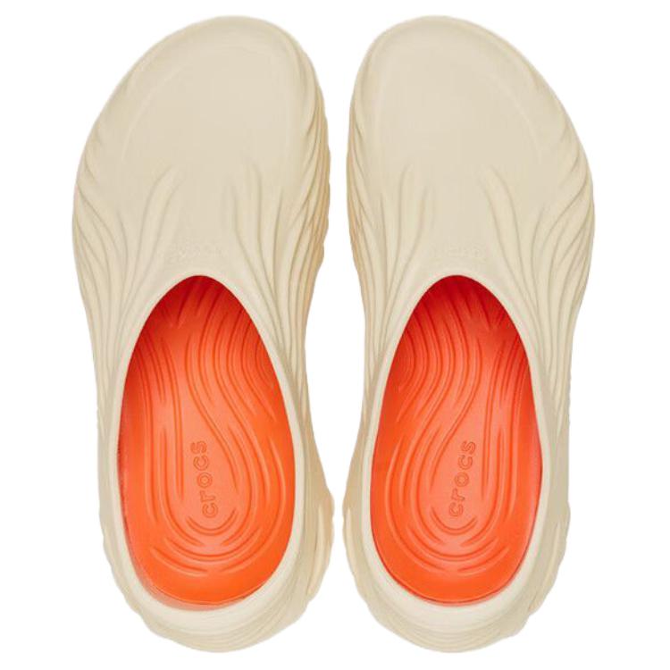 Crocs Cyclone Bobo Casual EVA Fashionable and Comfortable Hole Shoes Unisex Beige