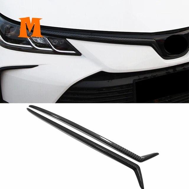 Karbon/Sort/Blå/Rød For Toyota Corolla Sedan - Tilbehør Bil Fronthode senter Grill Gjerde Dekorlist Deksel