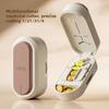 Dustproof Tablet Splitter Sliding Adjust Tablet Divider Cut Tablet Dispenser  Travel Use