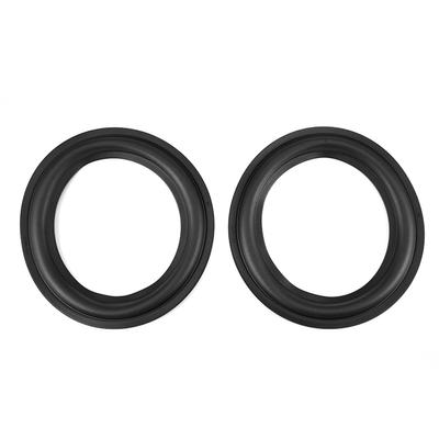 2 τεμάχια 6 ιντσών 156mm Διάτρητο Ελαστικό Περιμετρικό Δακτύλιο Γούφερ Ανταλλακτικά Επισκευής Μαύρο