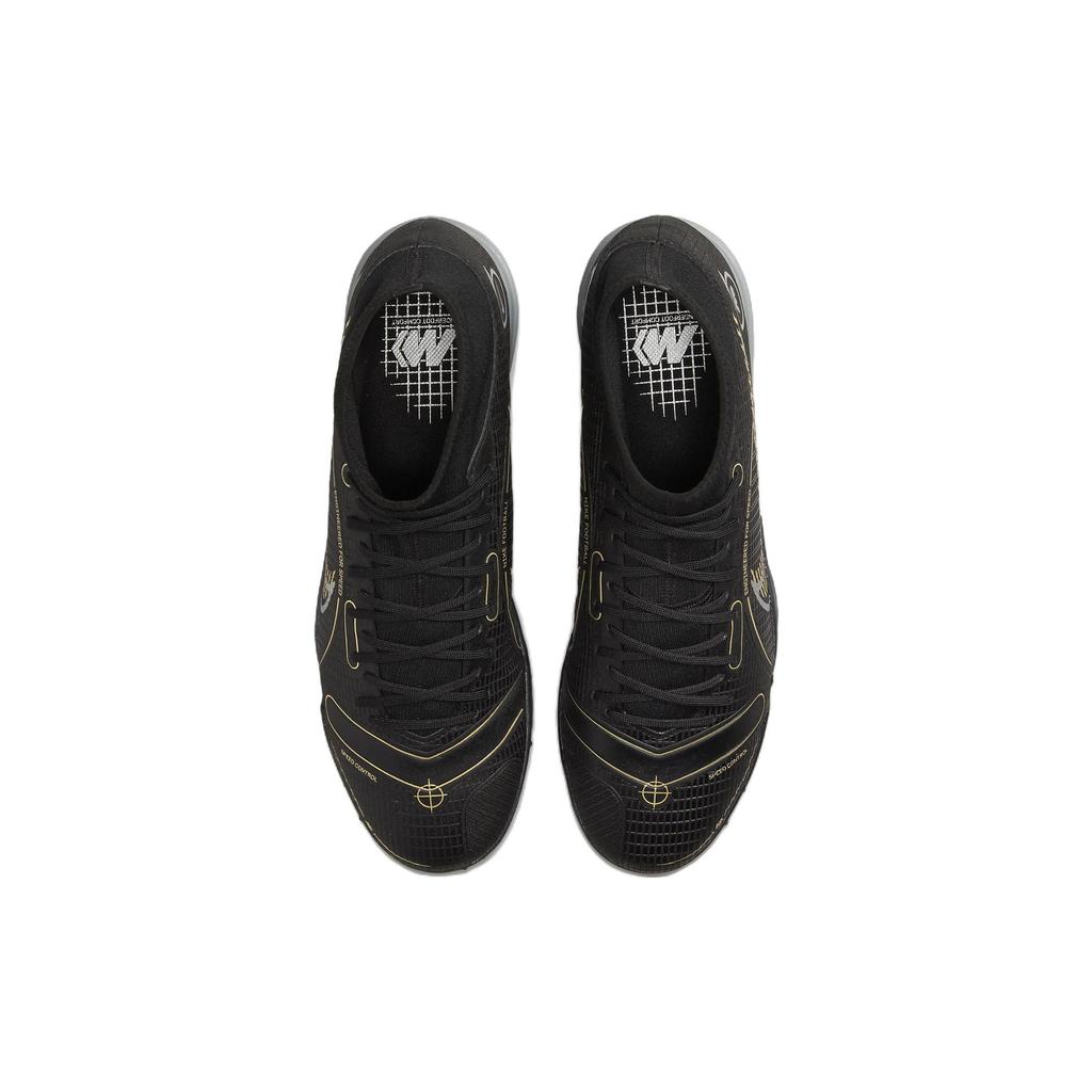 Nike Mercurial Superfly 8 Academy TF Shadow Pack Men Sneakers Black Metallic-Silver Medium-Ash DJ2878-007