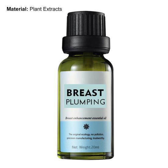 Yousheng 20ml Breast Oil Nourishing Skin Enlarge Bust Natural Beauty Bust Enhancer Massage Plumping Essential Oil for Female