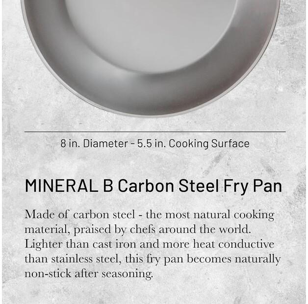 De Buyer Mineral B Element Frying Pan 20 Cm, 810 Ml (5610.20)