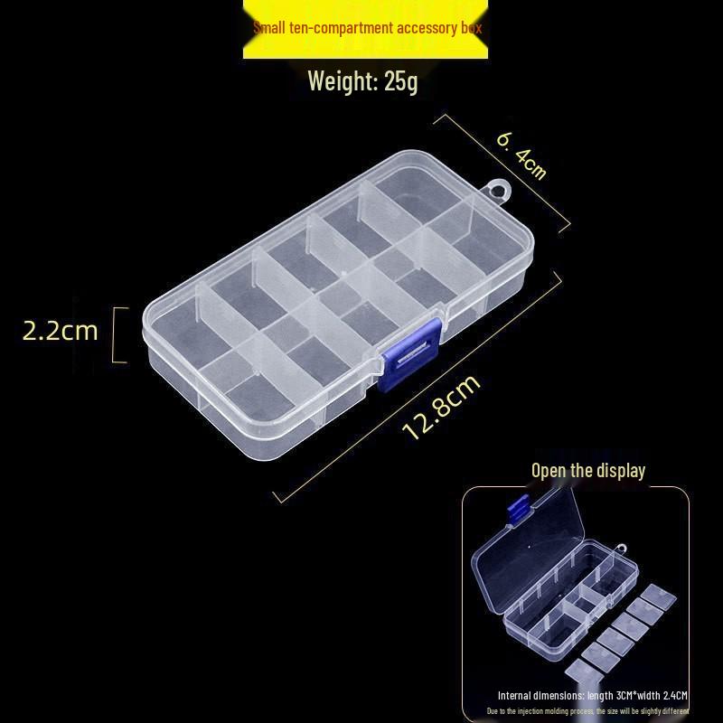 Double-Layer Fishing Lure Box - Tackle and Accessory Storage