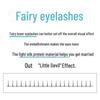 Feenhaar Natürlicher Stil Untere Wimpern-Büschel