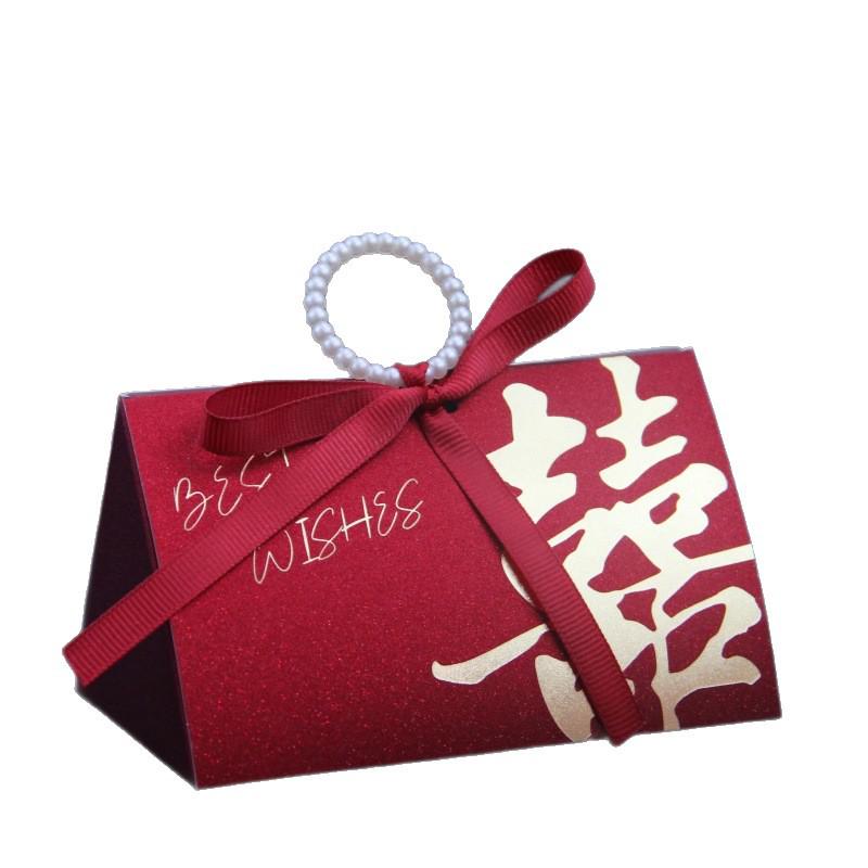 Luxury Handheld Wedding Candy Gift Box & Bag Set