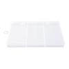 Organizer Storage Box 3 Grids Multifunctional With Cover Space Saving Jewelry