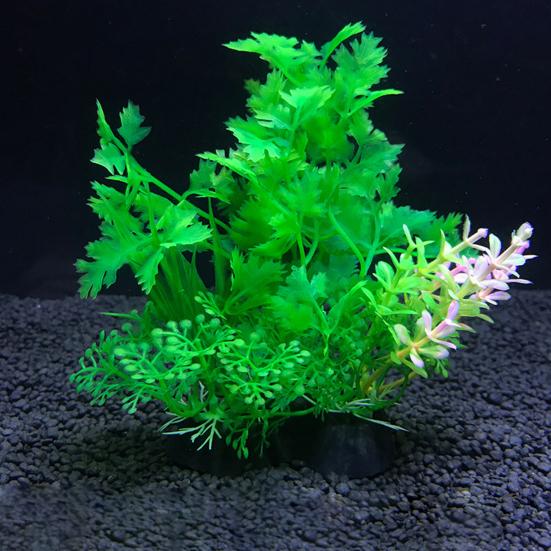 Aquarium Dekoration Hohe Simulation Dekorativ Farbecht Künstliches Wassergras Aquarium Dekoration für Heimdekor