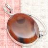 Red Agate Gemstone Handmade Women's Unisex Silver Jewelry Pendant 2