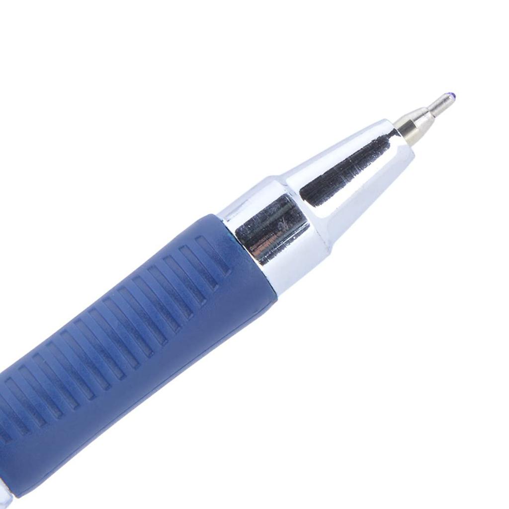 FLAIR Xtra Mile Ball Pen Wallet Pack 0.7 mm Tip Blue Ink Refillable Smooth Writing Pens Pack of 10 for Office School Use