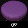 Round Chair Protector Thicken PU Leather Elastic Bar Stool Chair Cover Waterproof Stool Slipcover Small Round Seat Cushion Cover