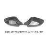1 Pair Carbon Fiber Pattern Side Rear View Mirror Cover Compatible for VW Polo MK5 2009-2017 Door Mirror Covering Caps