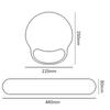 Ergonomic Mouse Wrist Pad Comfortable Breathable Silicone Computer Mouse Wrist Rest Ergonomic Support for Desk Office