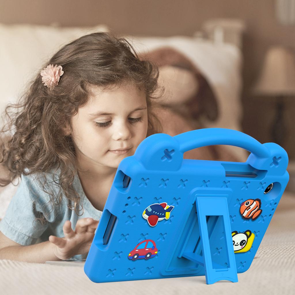EVA Kids Cute Case For Lenovo Tab One (K9) 2025 8.7 Inch TB305FU Built-in Kickstand DIY Funda Tablet Cover With Portable Handle