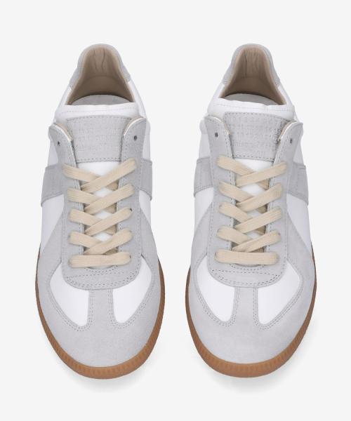 Maison Margiela Nachbildung Schnürsenkel-Sneaker - Weiß S57WS0236P1895101SS26